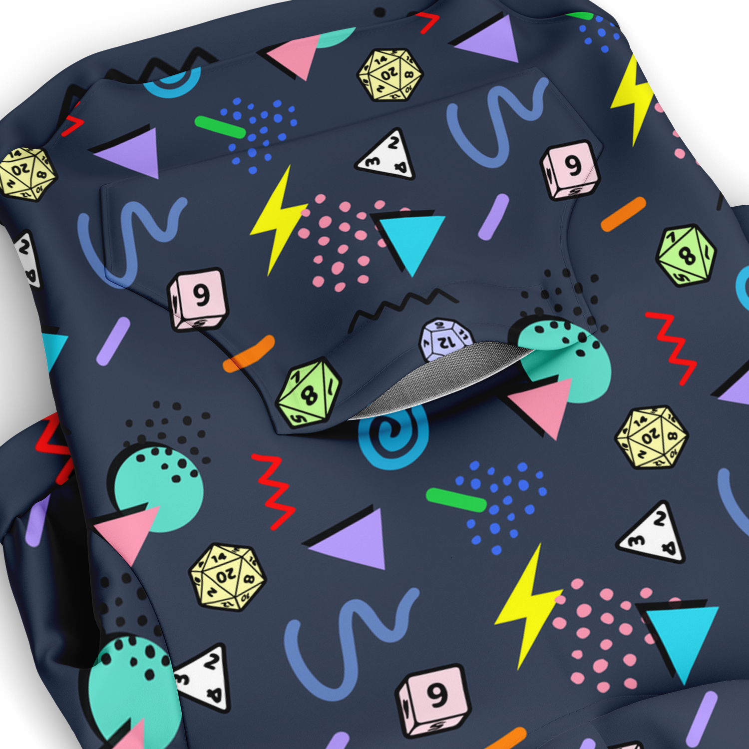 Retro Rock N Roll Dog Hoodie