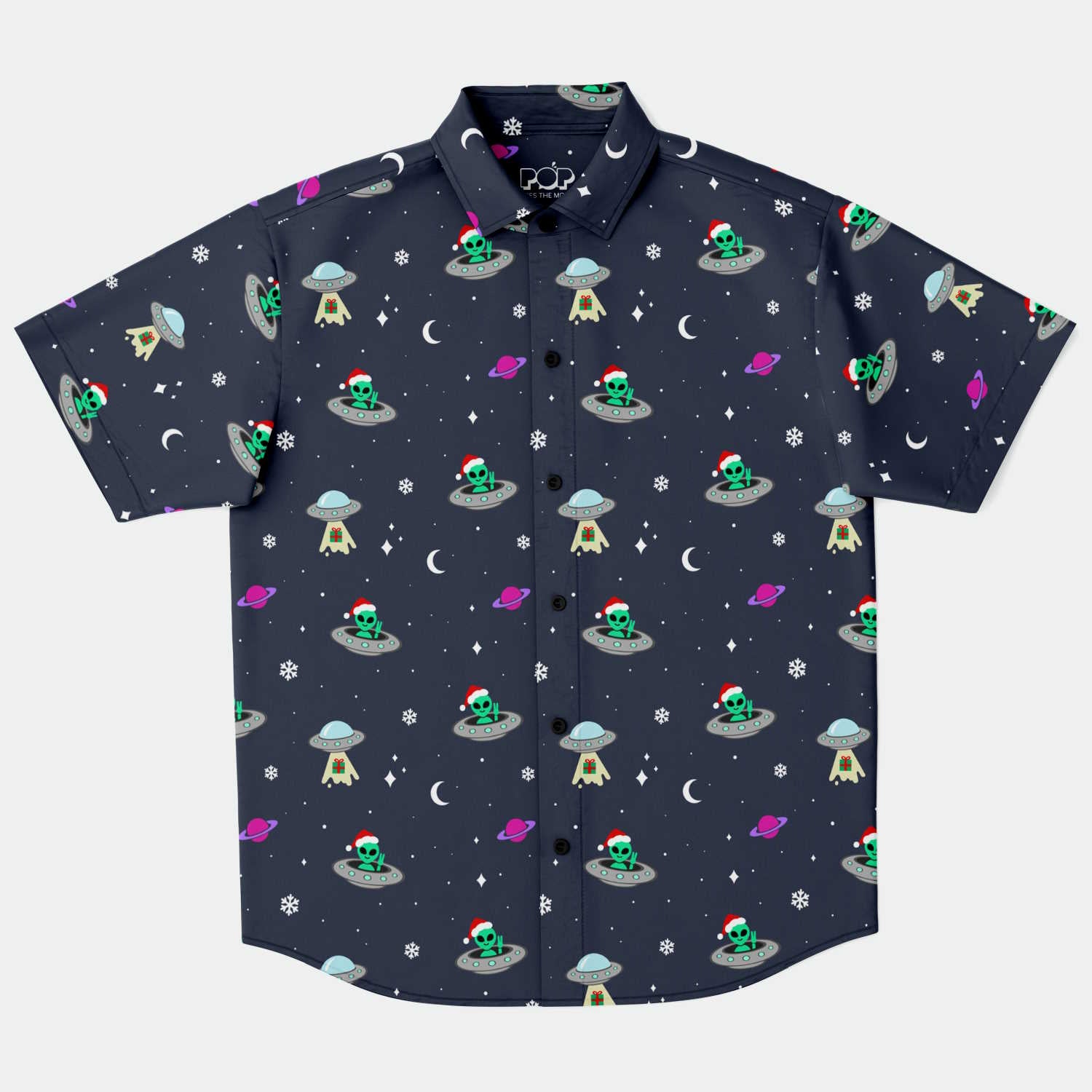 Xmas Abduction Hawaiian Shirt