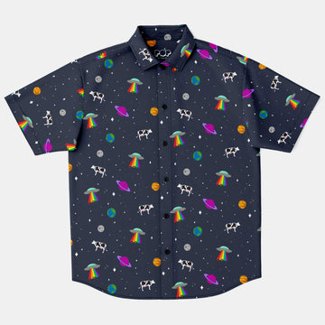 Space Cows Hawaiian Shirt