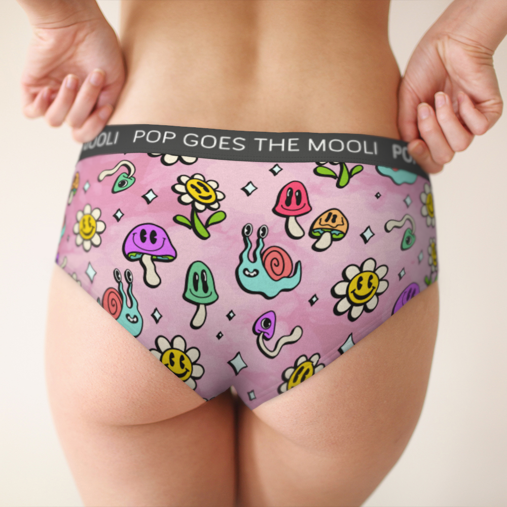 Trippy Garden Womens Cheeky Briefs