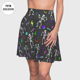 Raving Skeletons Skirt