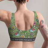 Trippy Garden Bralette