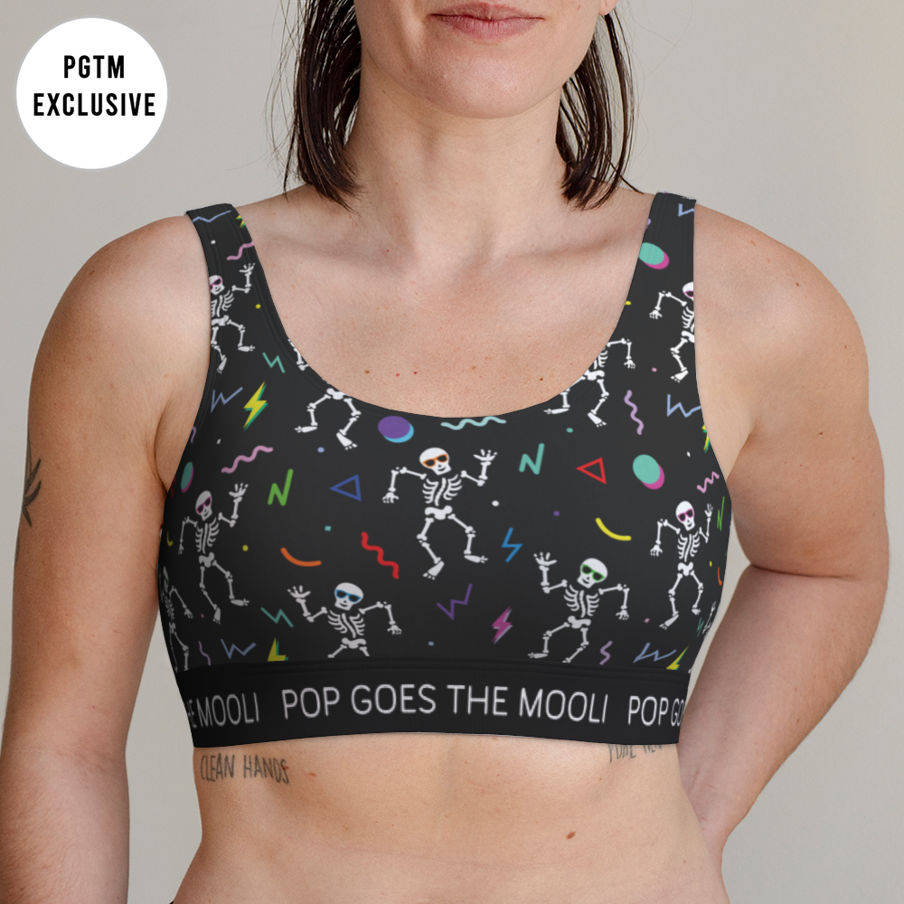Raving Skeletons Bralette