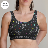 Raving Skeletons Bralette