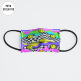 Psychedelic Smiley Face Mask