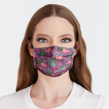 Posh Flamingoes Face Mask
