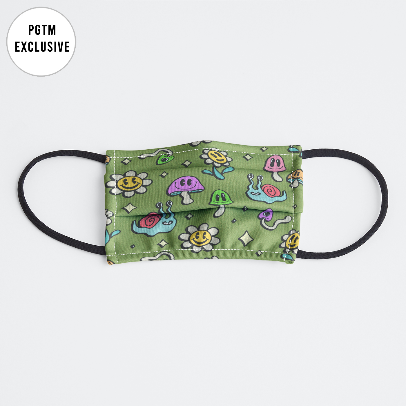 Trippy Garden Face Mask