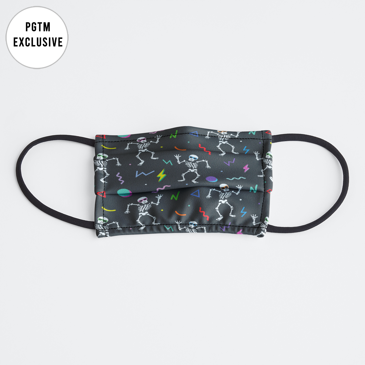 Raving Skeletons Face Mask