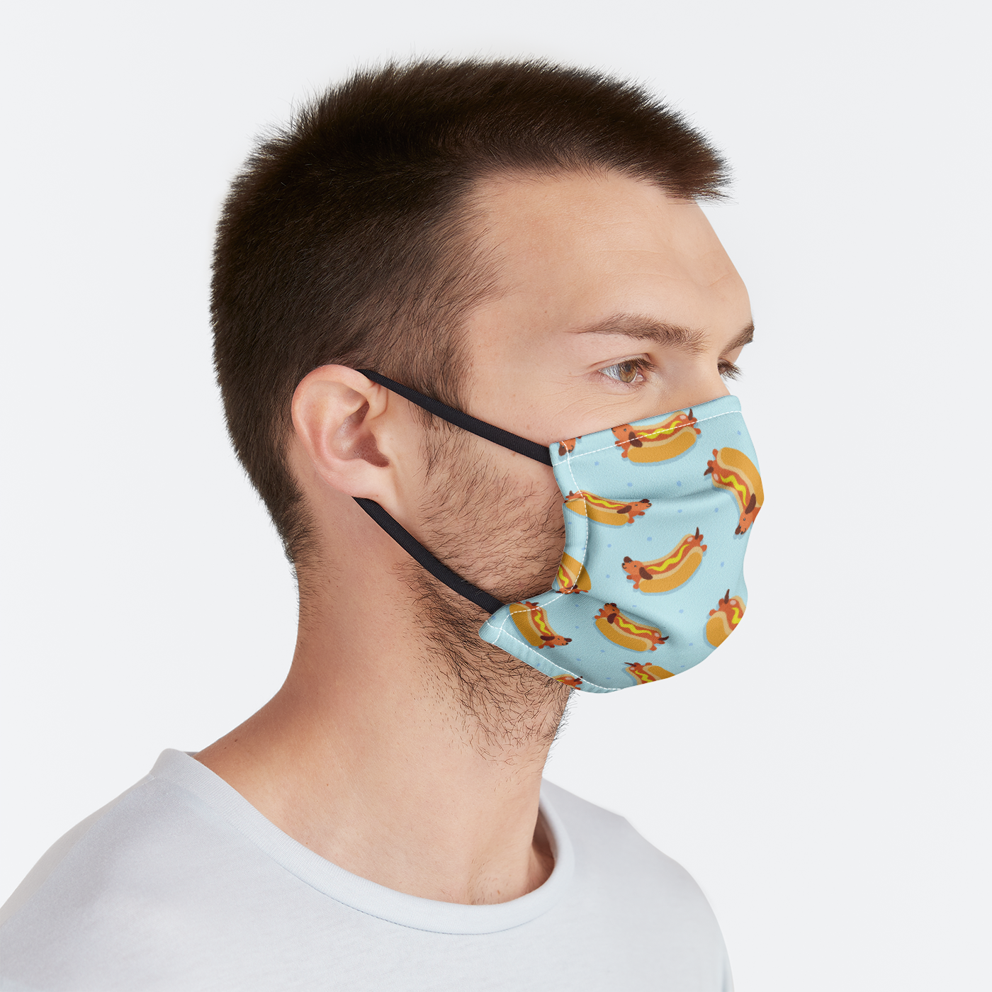 Hawt Dawg Face Mask
