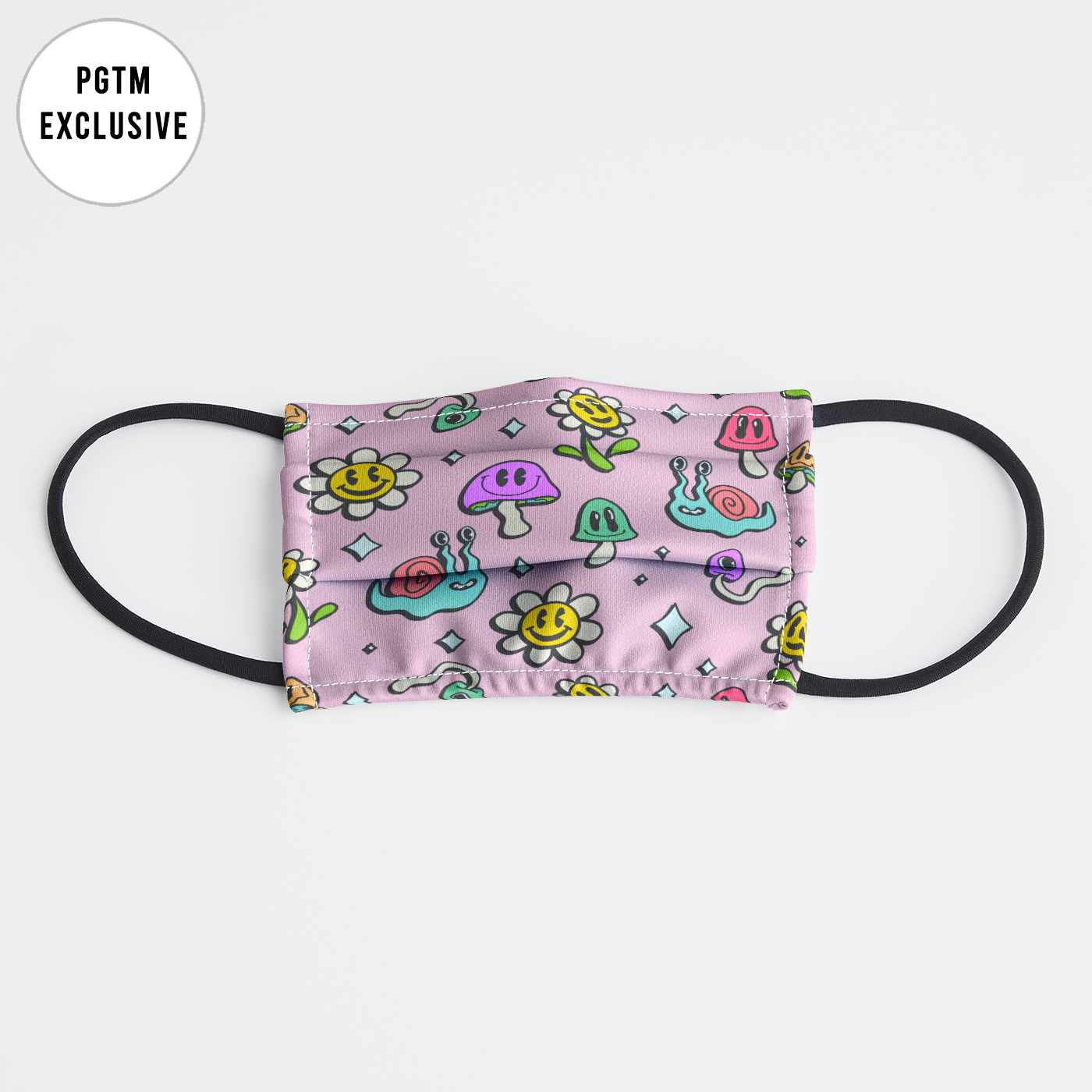 Trippy Garden Face Mask