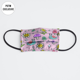 Trippy Garden Face Mask