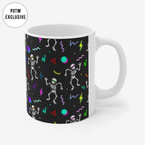 Raving Skeletons Coffee Mug