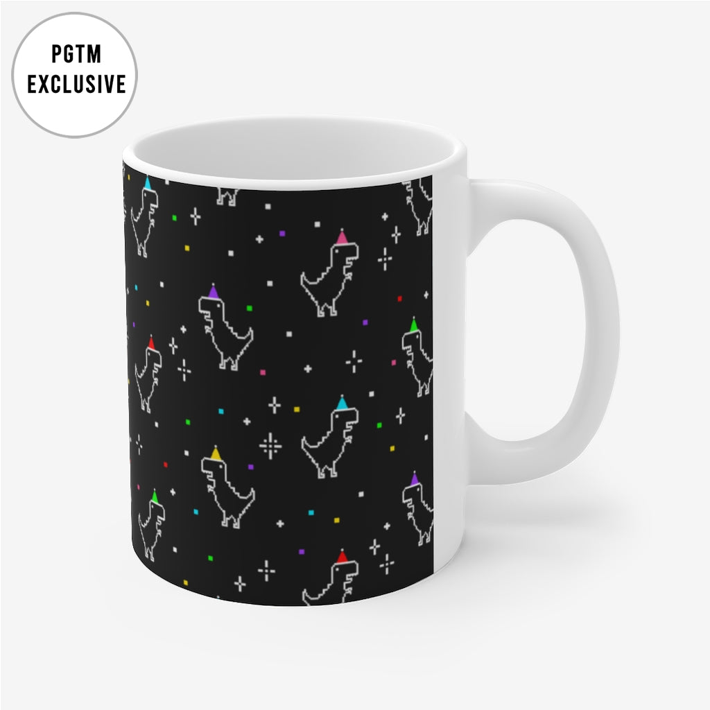 Party Dinosaur Coffee Mug