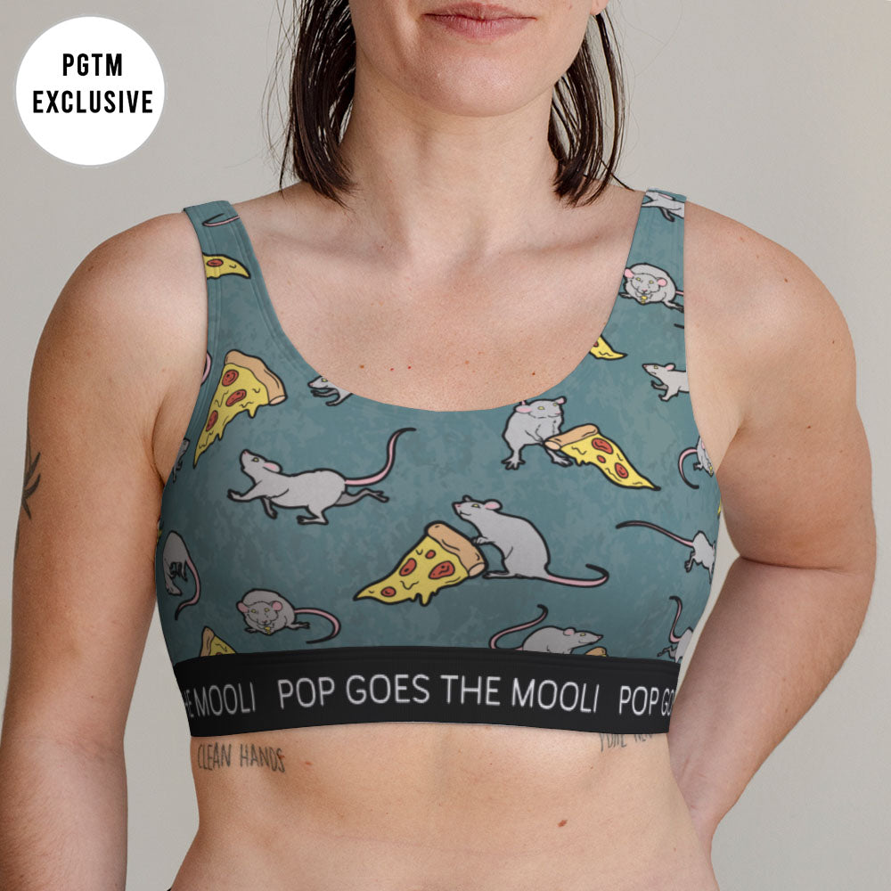 Pizza Rat Bralette