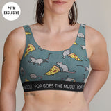 Pizza Rat Bralette