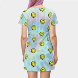 Tie Dye Smiley Dress