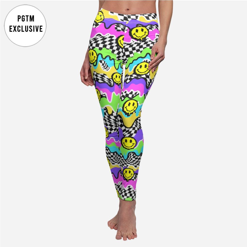 Psychedelic Smiley Leggings