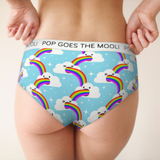 Barfing Rainbows Womens Cheeky Briefs