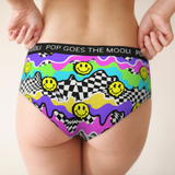 Psychedelic Smiley Womens Cheeky Briefs