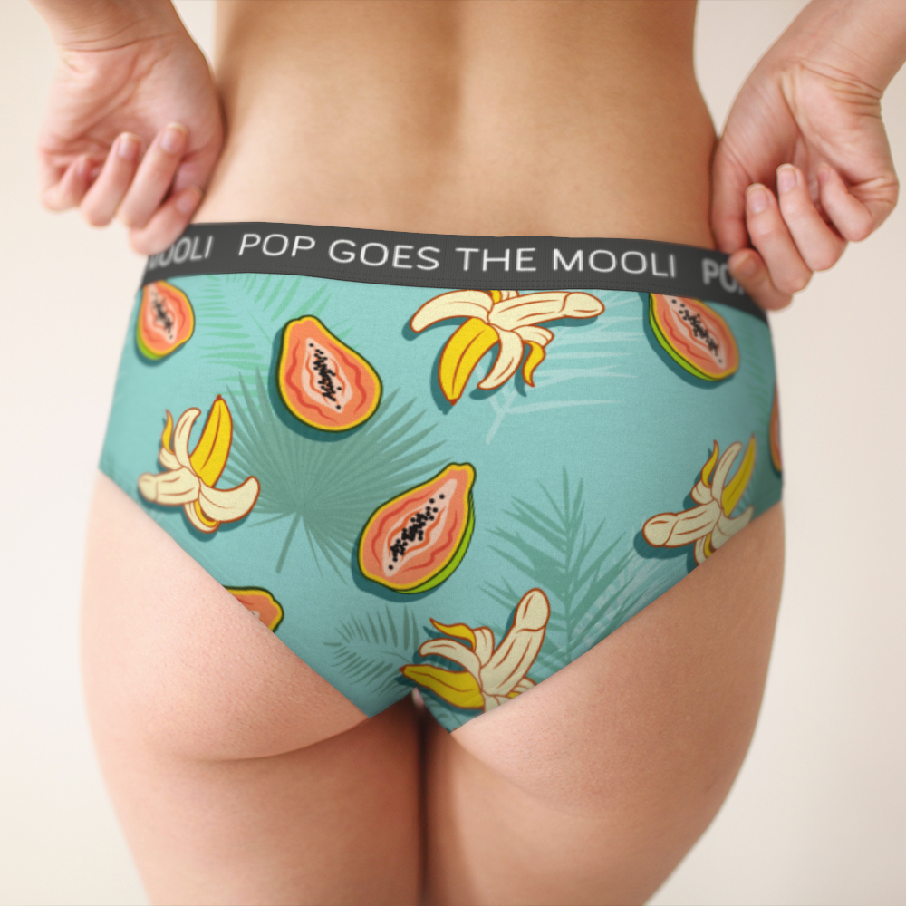 Naughty Fruits Womens Cheeky Briefs