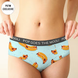 Hawt Dawg Womens Cheeky Briefs