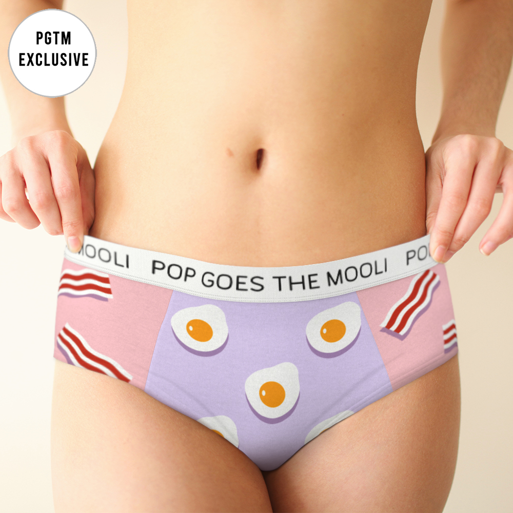 Bacon 'N' Eggs Womens Cheeky Briefs