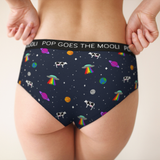 Space Cows Womens Cheeky Briefs