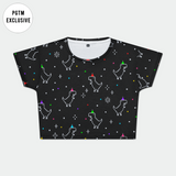 Party Dinosaur Crop Top