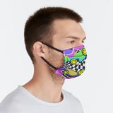 Psychedelic Smiley Face Mask