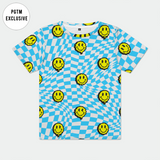 Checkered Smiley T-Shirt