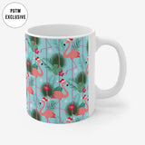 Xmas Flamingoes Coffee Mug