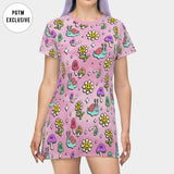 Trippy Garden Dress