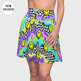 Psychedelic Smiley Skirt